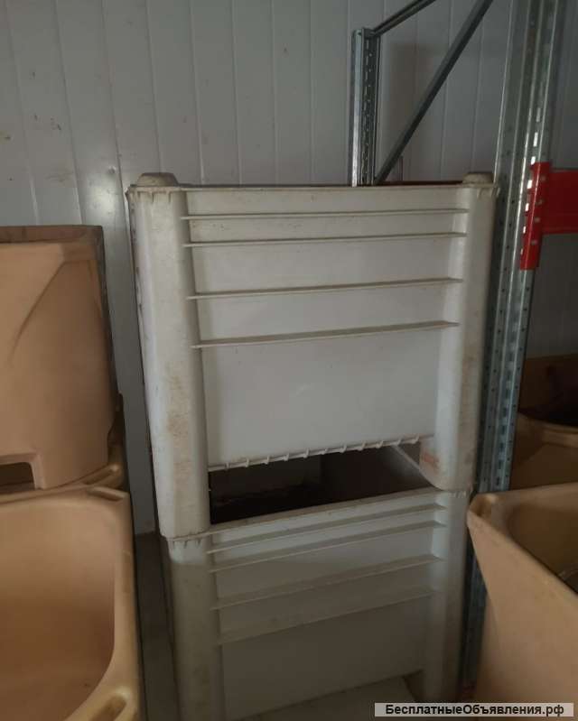 Контейнер пластиковый Box pallet 1200*800*700 серый