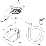 Душевая система Kludi Bozz 386400576