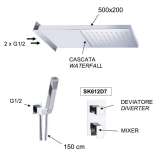 Душевой комплект Daniel Skyline SK615ZSSCA