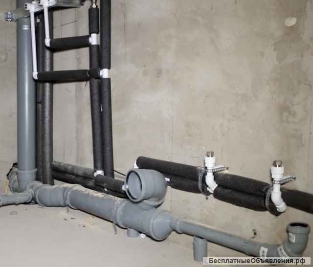 Скважина, септик. Установка сантехники