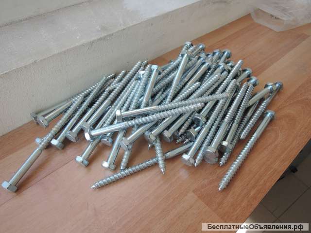 Саморез оцинкованный 10/140мм. с шестигранной головкой