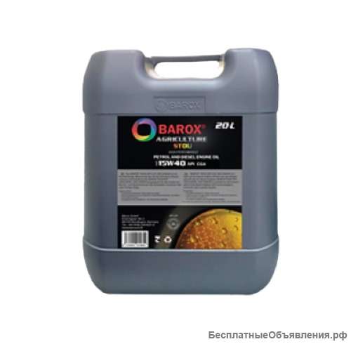 Моторное масло Barox Agra Stou 10W30, 10W40, 15W40