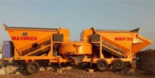 Мобильная бетоносмесительная установка (МБСУ) MAXMECH MMP-30-4S