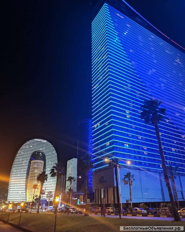 Апартаменты-студии с видом на море в Батуми