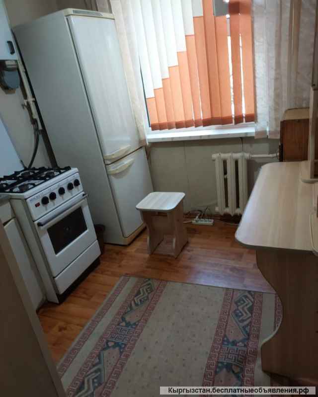 Сдаю 3-комнатную квартиру, 3 микрорайон, 45 000 сом, б/п