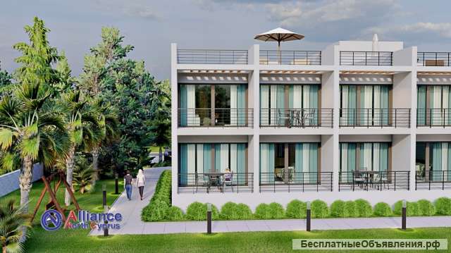 Квартиры в новом комплексе на Северном Кипре, рассрочка 3 года