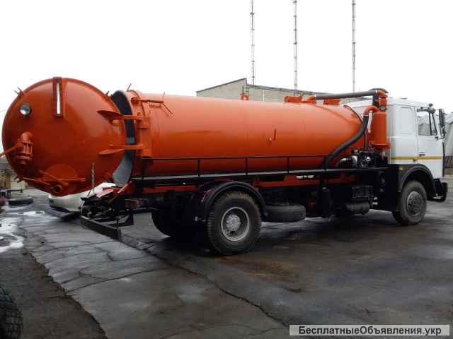 Асенізаторна вакуумна цистерна для спецавтомобілів