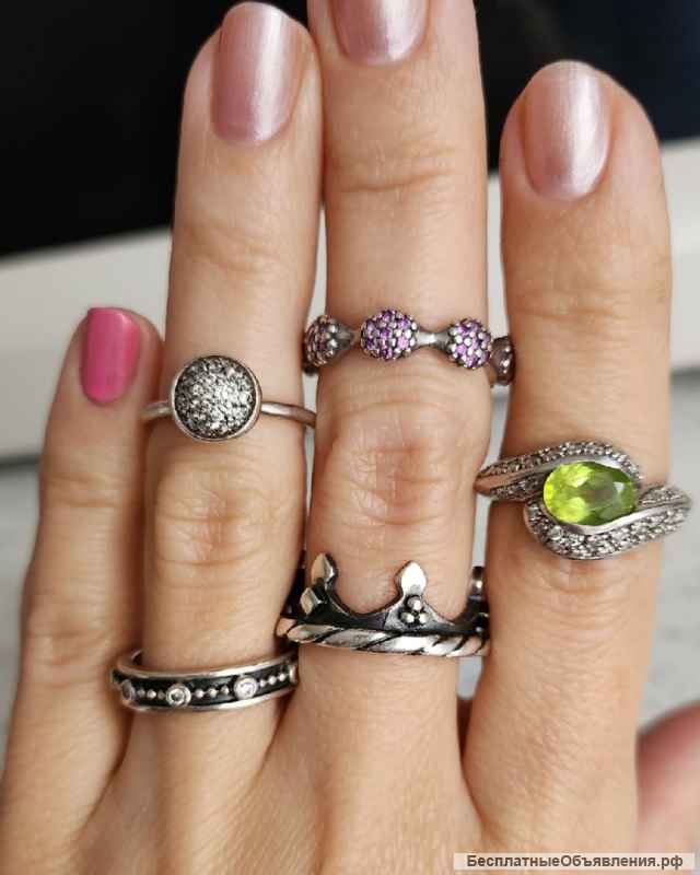 Кольца пандора trollbeads