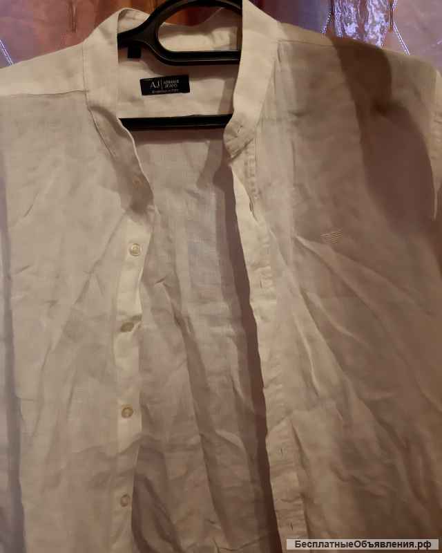 Мужская рубашка, лен