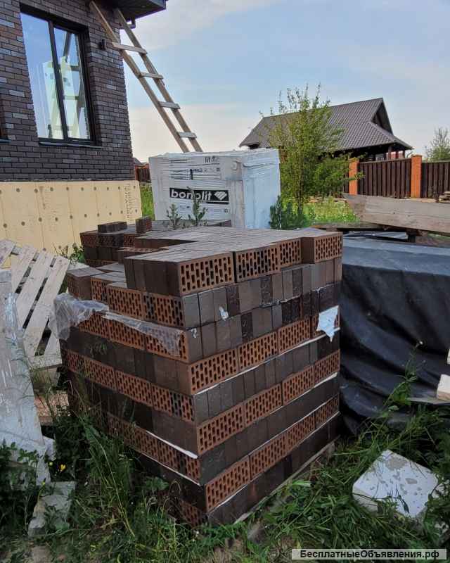 Кирпич керамический Магма Флеш Графит Сланец