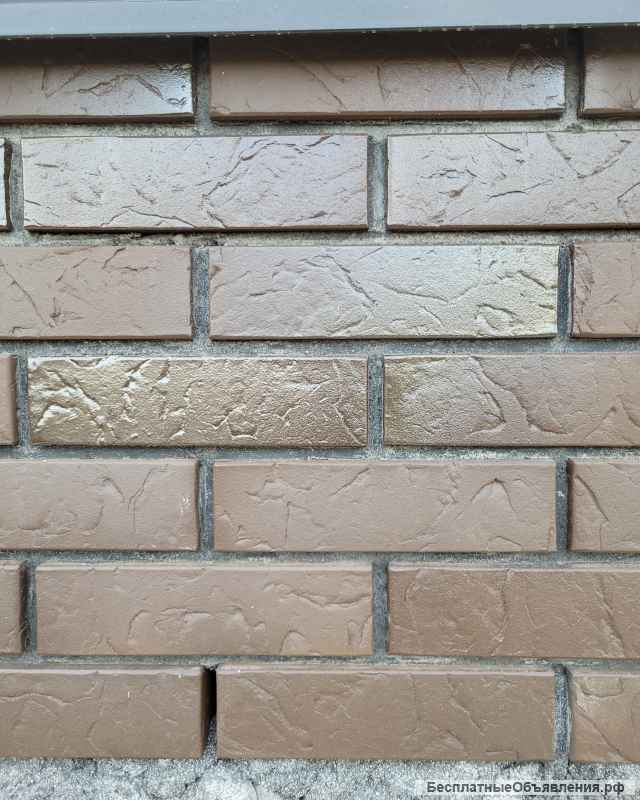 Кирпич керамический Магма Флеш Графит Сланец