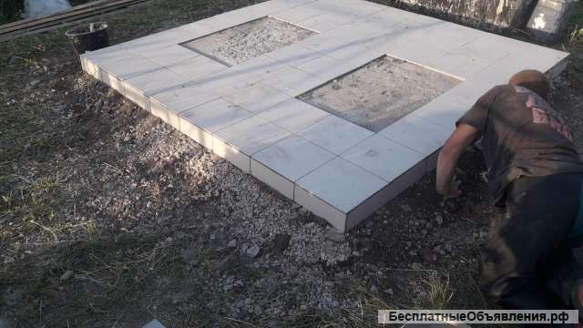 Установка памятников, облагораживание могил