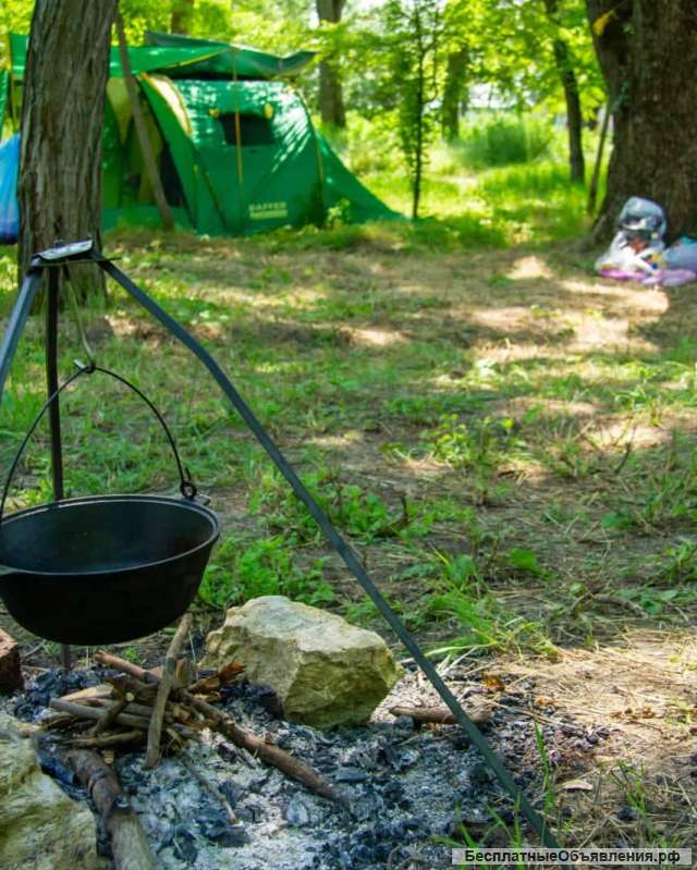 Кемпинг в парке "Станция Морская"