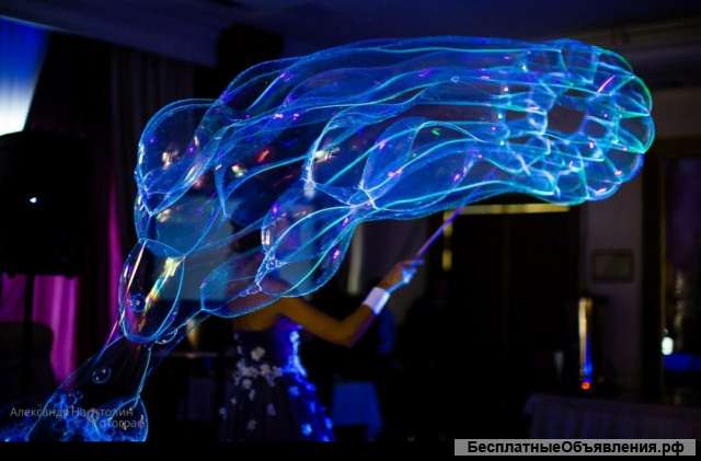 Шоу мыльных пузырей