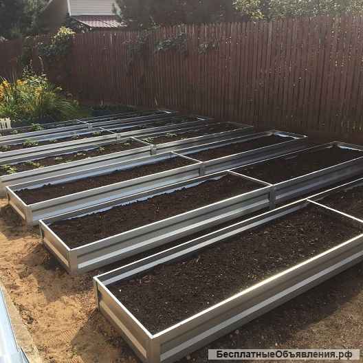 Грядки металлические высота борта 20 см