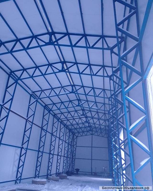 Быстровозводимые ангары и склады из сэндвич панелей