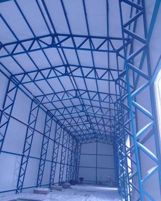 Быстровозводимые ангары и склады из сэндвич панелей