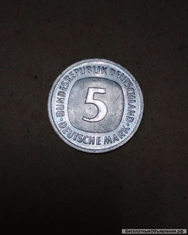 5 марок 1994 J ФРГ
