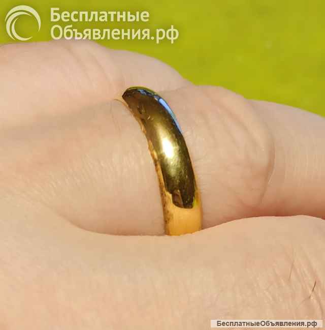 Кольцо старинное латунь, размер 22,5