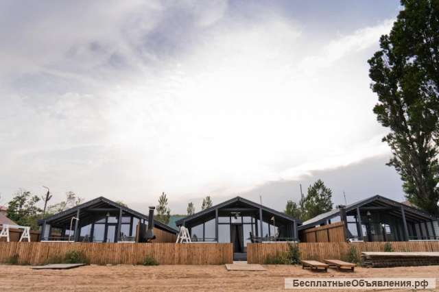 Отдых на каспийском море. Три дома под ключ в пос. Манаскент.