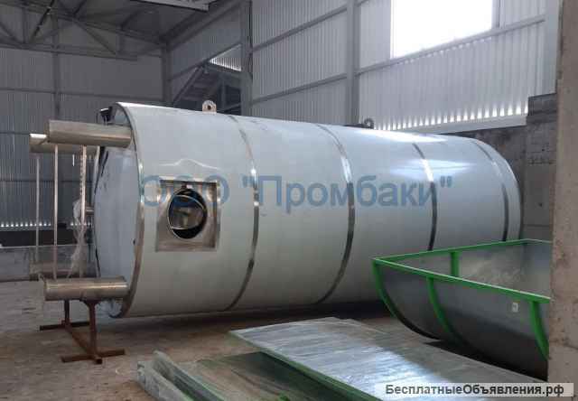Емкости нержавеющие, резервуары, реакторы