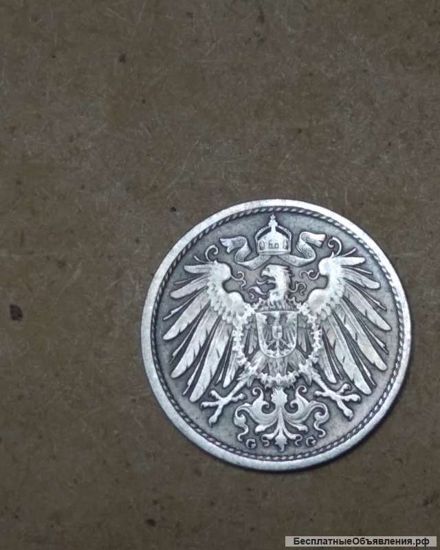 10 Пфенингов. 1900 года A. Германская империя