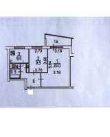 2кв. 45.1 кв.м. 6/9 эт. Москва, Отрадное, ул. Декабристов д.24а