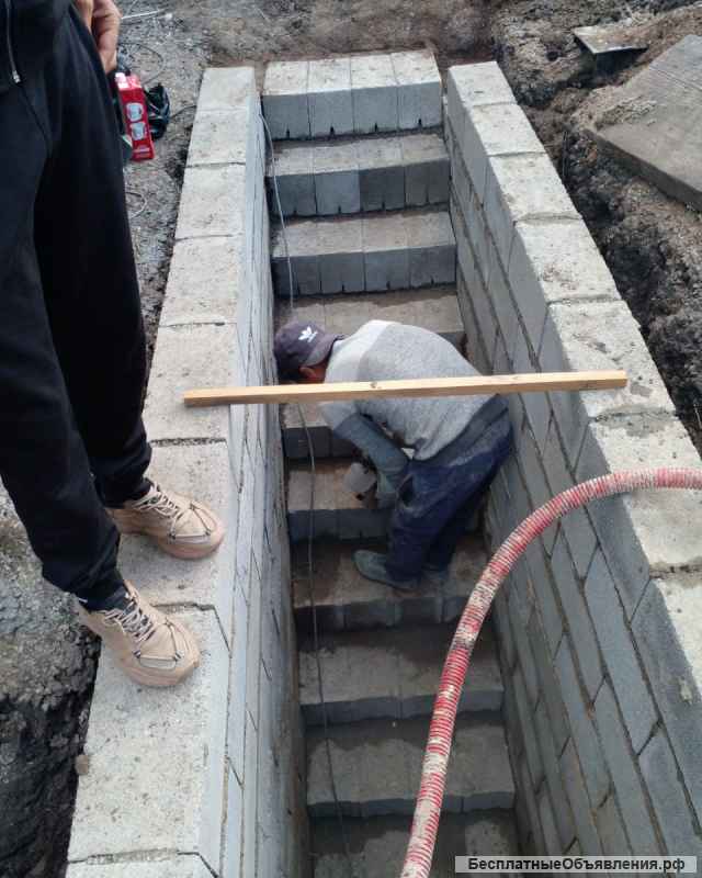 Погреб монолитный от производителя, смотровая яма, фундамент