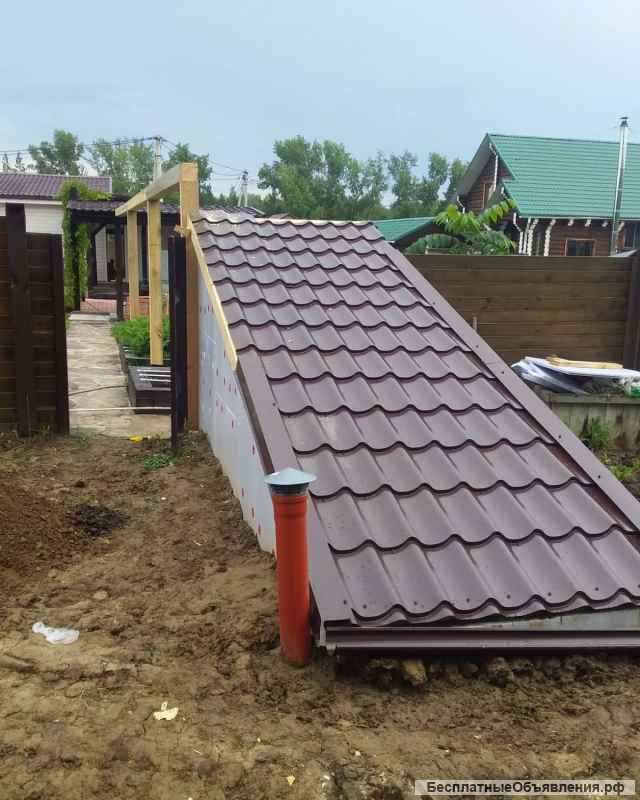 Погреб монолитный от производителя, смотровая яма, фундамент