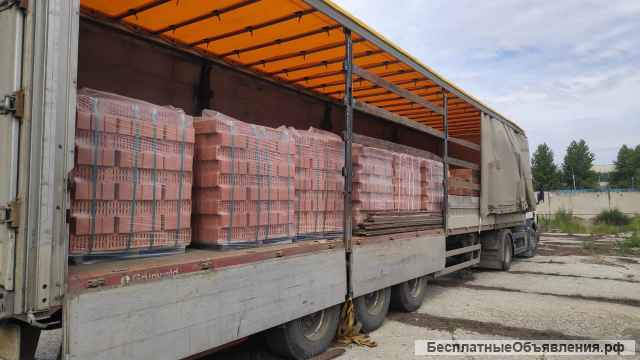 Рядовой пустотелый керамический кирпич собственного производства