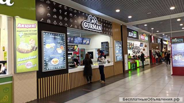 Бизнес-кафе на фудкорте в крупнейшем трк