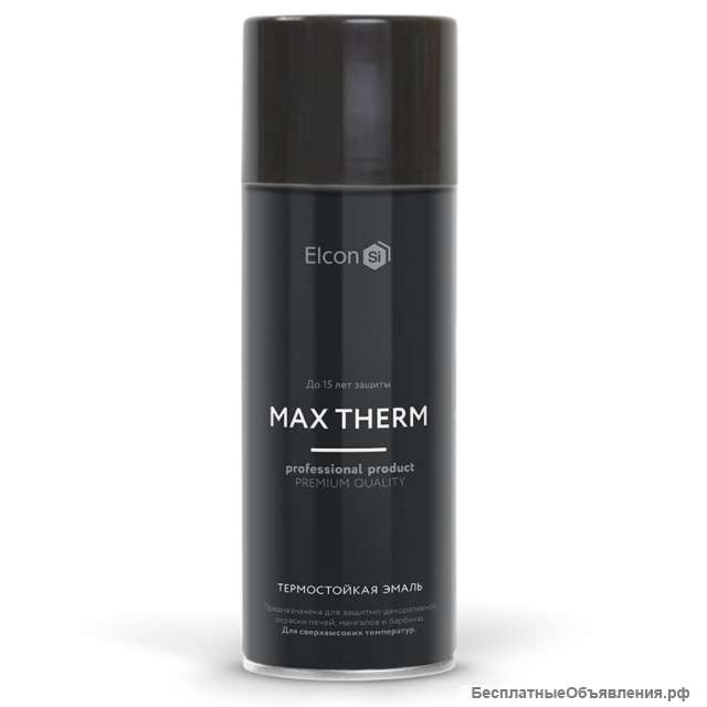 Краска термостойкая Elcon аэрозоль 1200 °С