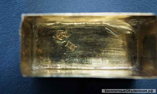 Старинный серебряный ящичек для Святых Даров. Мастерская Кузьмы Конова. Россия, сер. XIX века.