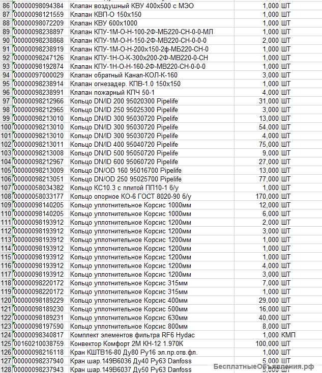 Сантехника (Колодец, Насос, Кран, Муфта, Кольцо, др)