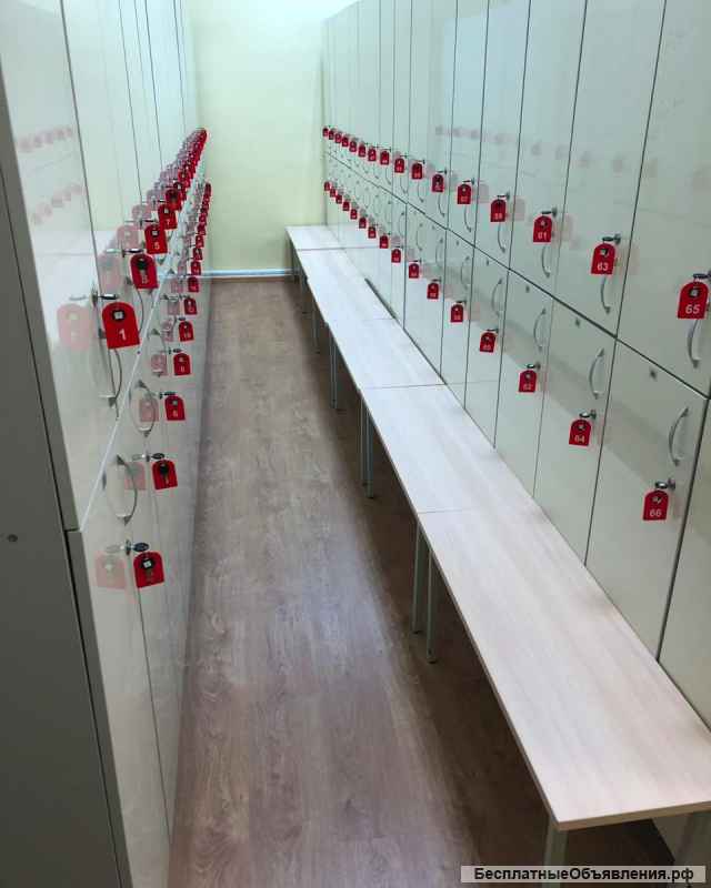 Шкафчики для спортивных раздевалок