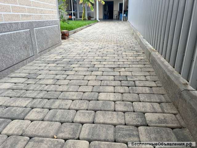 Асфальтирование и укладка тротуарной плитки