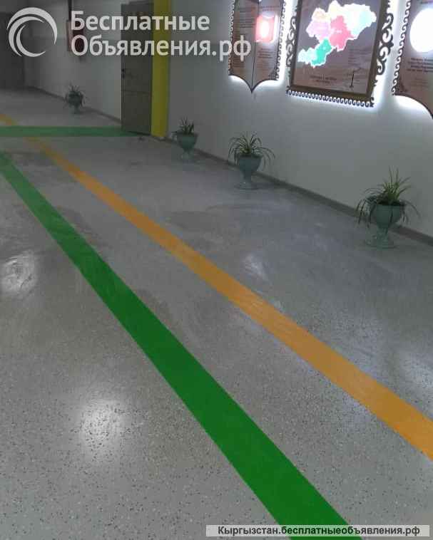 Шлифовка, полировка Бетона Бишкек. Покрытие бетона