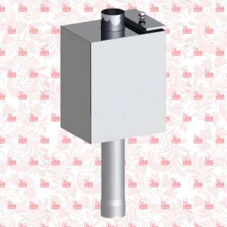 Бак нерж. на трубе 55 л д.115 прямоугольный AISI 439