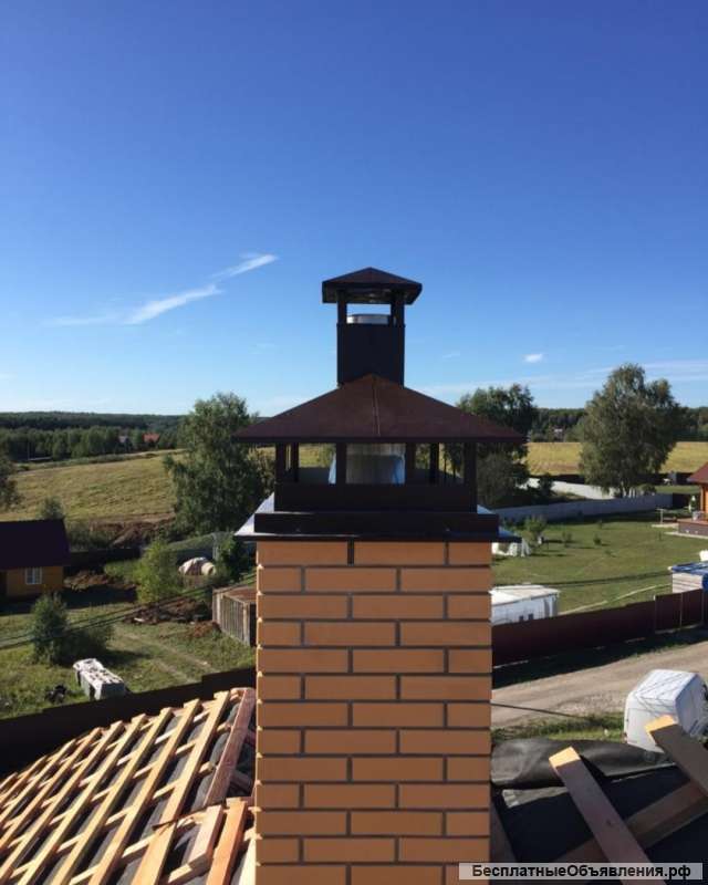 Флюгарки дымники отливы колпаки, доборные элементы