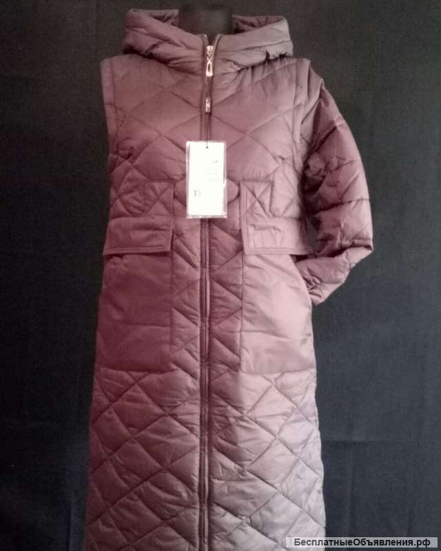 Куртка трансформер-2в1 + жилет эко-био