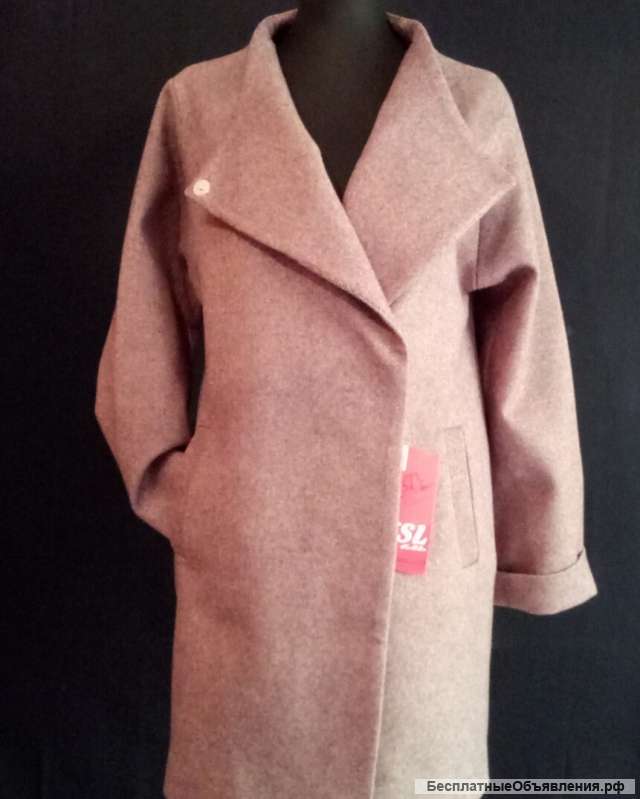 Драповое пальто- Россия 44-46