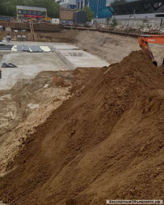 Котлованный пескогрунт