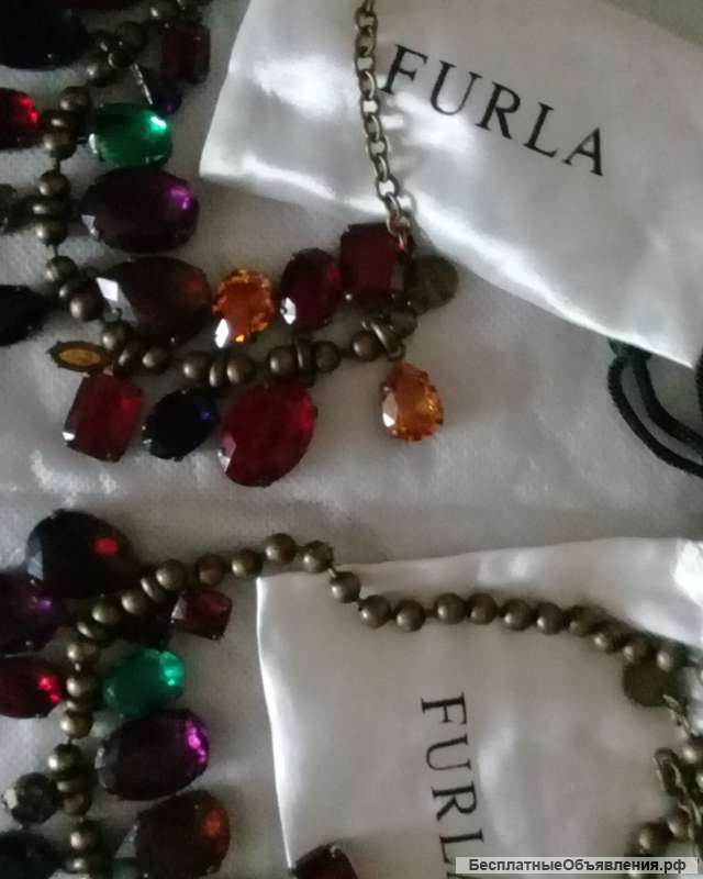 ОЖЕРЕЛЬЕ И БРАСЛЕТ фирмы FURLA из ИТАЛИИ