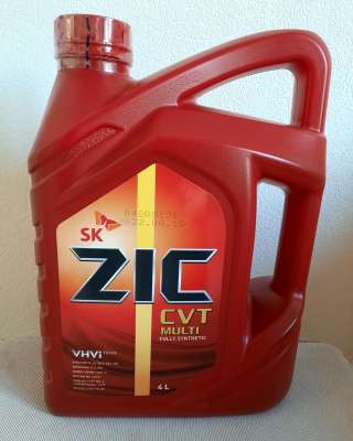 Трансмиссионное масло ZIC CVT Multi для вариатора, 4 л