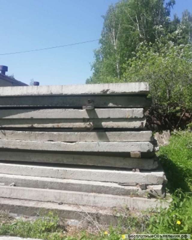 Плиты ограждения П-6ва, стаканы под плиты Ф 3.30.20.4