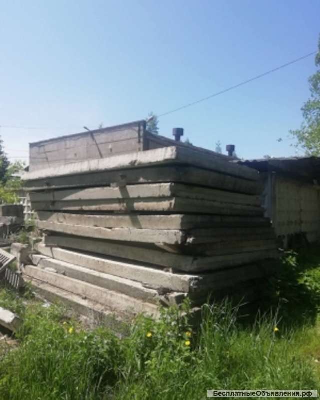 Плиты ограждения П-6ва, стаканы под плиты Ф 3.30.20.4