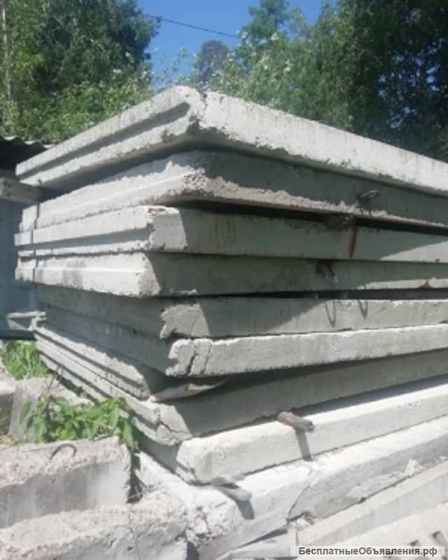 Плиты ограждения П-6ва, стаканы под плиты Ф 3.30.20.4