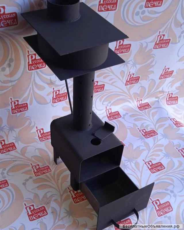 Печь на отработке и солярке, малая