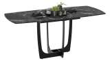Стол обеденный «Орфей» Цвет-Черный муар