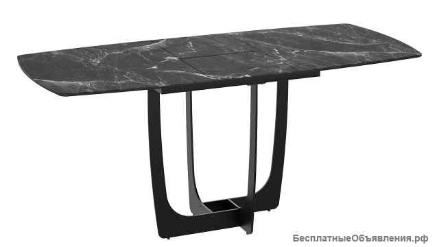 Стол обеденный «Орфей» Цвет-Черный муар